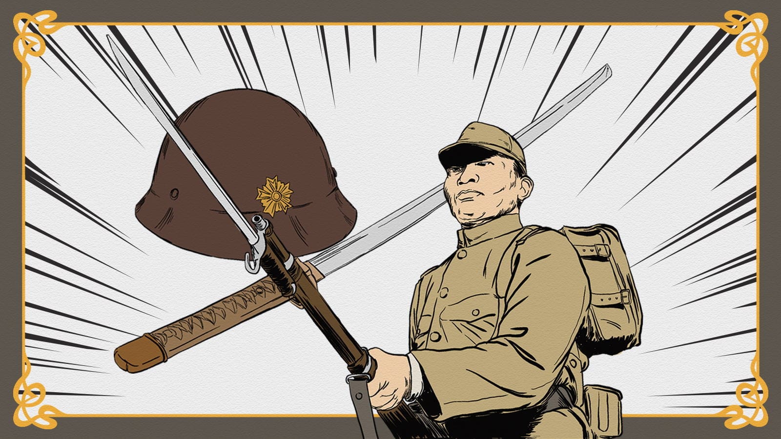Ilustrasi Mozaik Jepang Resmi Menyerah
