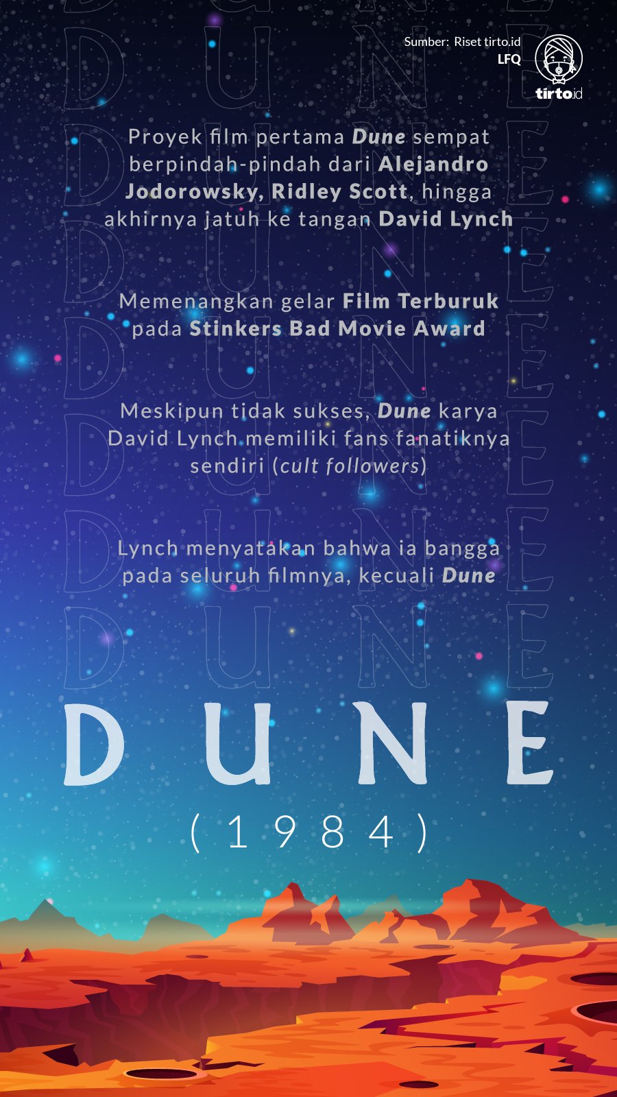 Infografik Dune