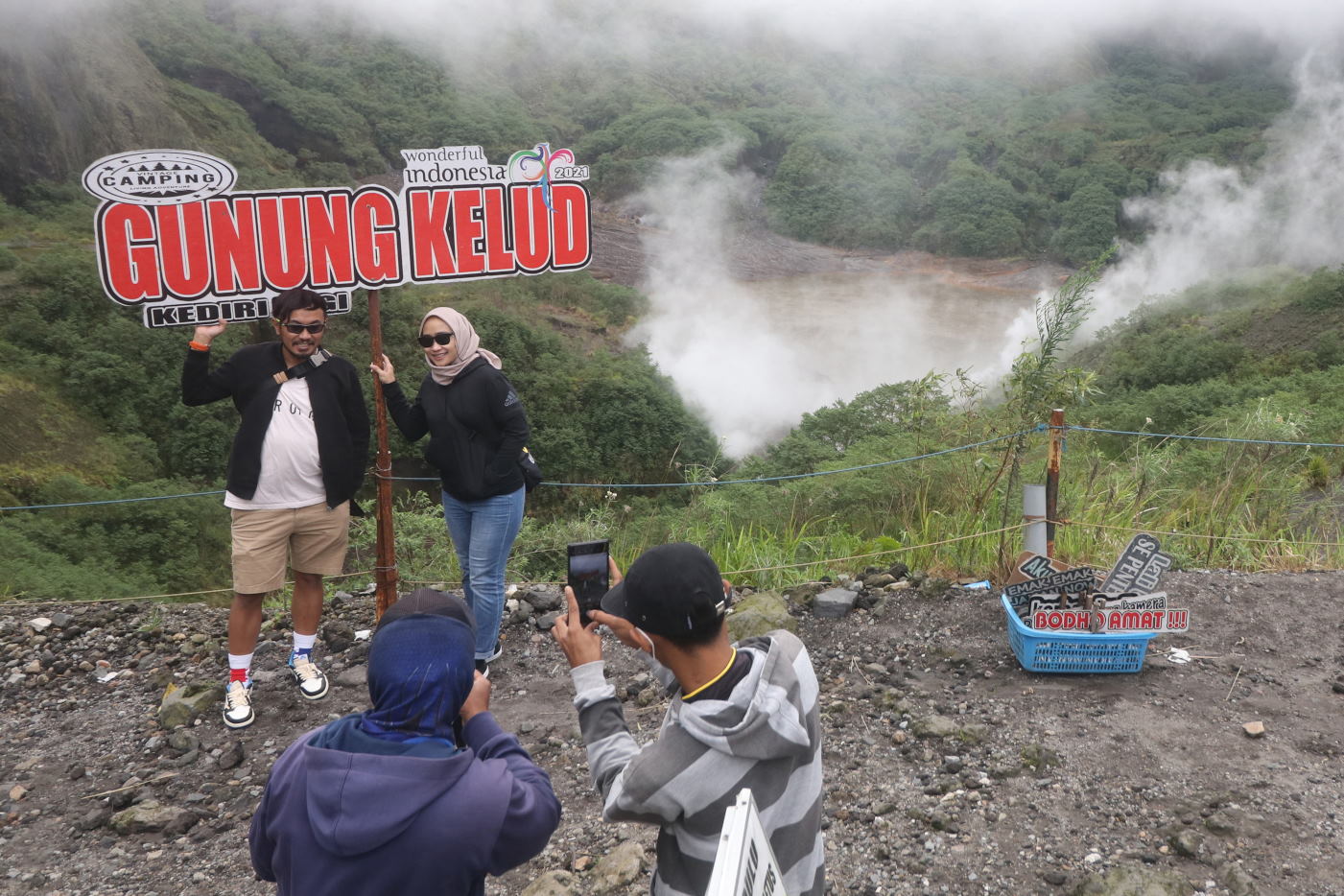 WISATA KAWAH GUNUNG KELUD KEMBALI DIBUKA