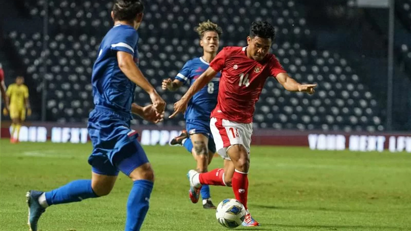 Pasukan laos kebangsaan indonesia sepak bola kebangsaan lwn sepak bola pasukan Malaysia national