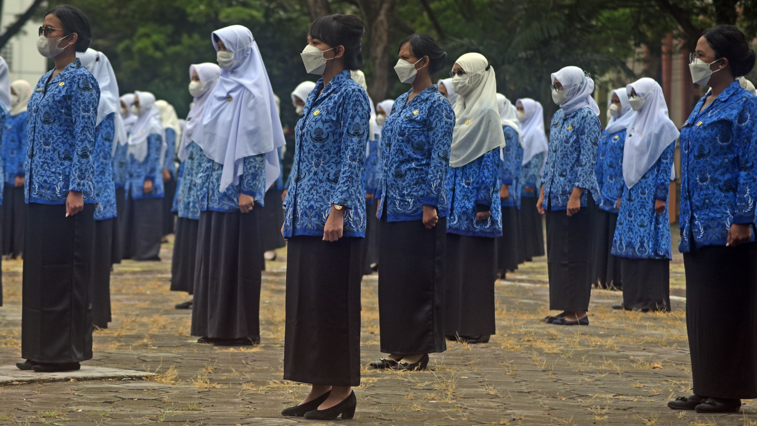 Ilustrasi PNS. ANTARA FOTO/Asep Fathulrahman/wsj. PELANTIKAN PNS DI BANTEN