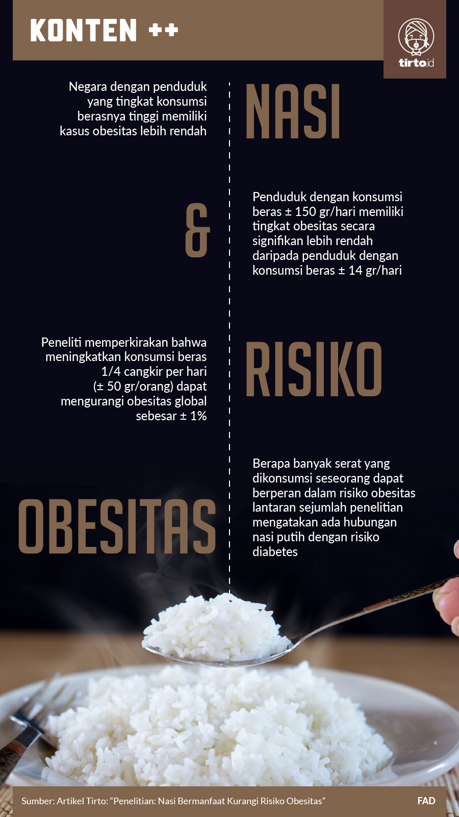 Infografik SC Nasi dan Risiko Obesitas