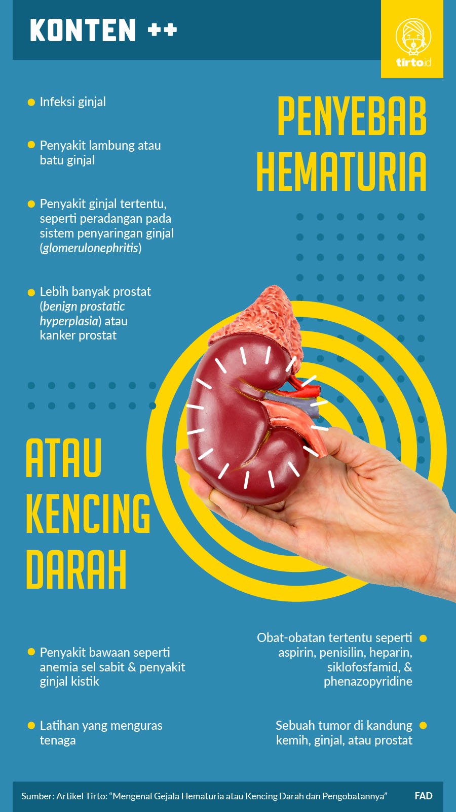 Infografik SC Penyebab Hematuria