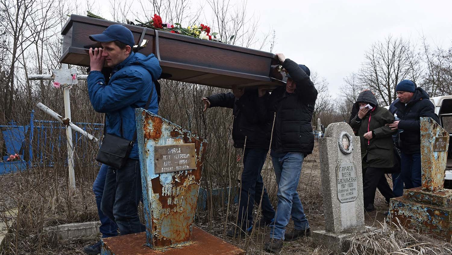Pemakaman Korban Ukraina