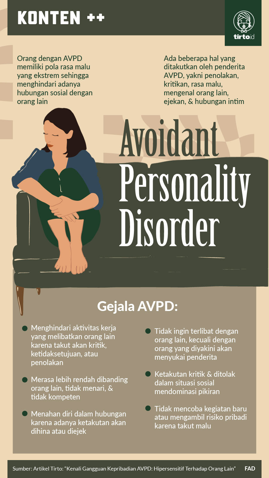 Infografik SC Avoidant Personality Disorder