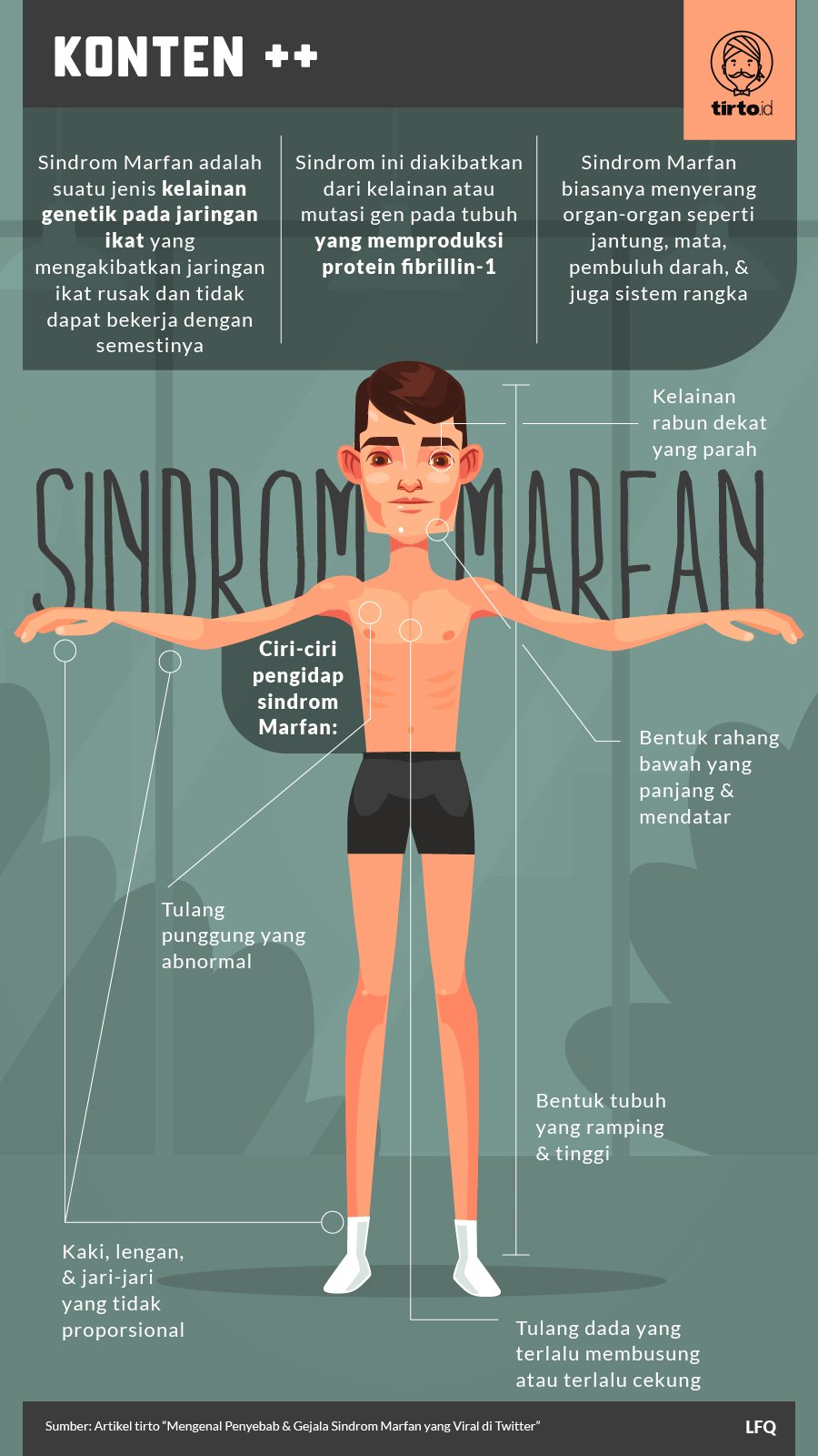 Infografik SC Sindrom Marfan