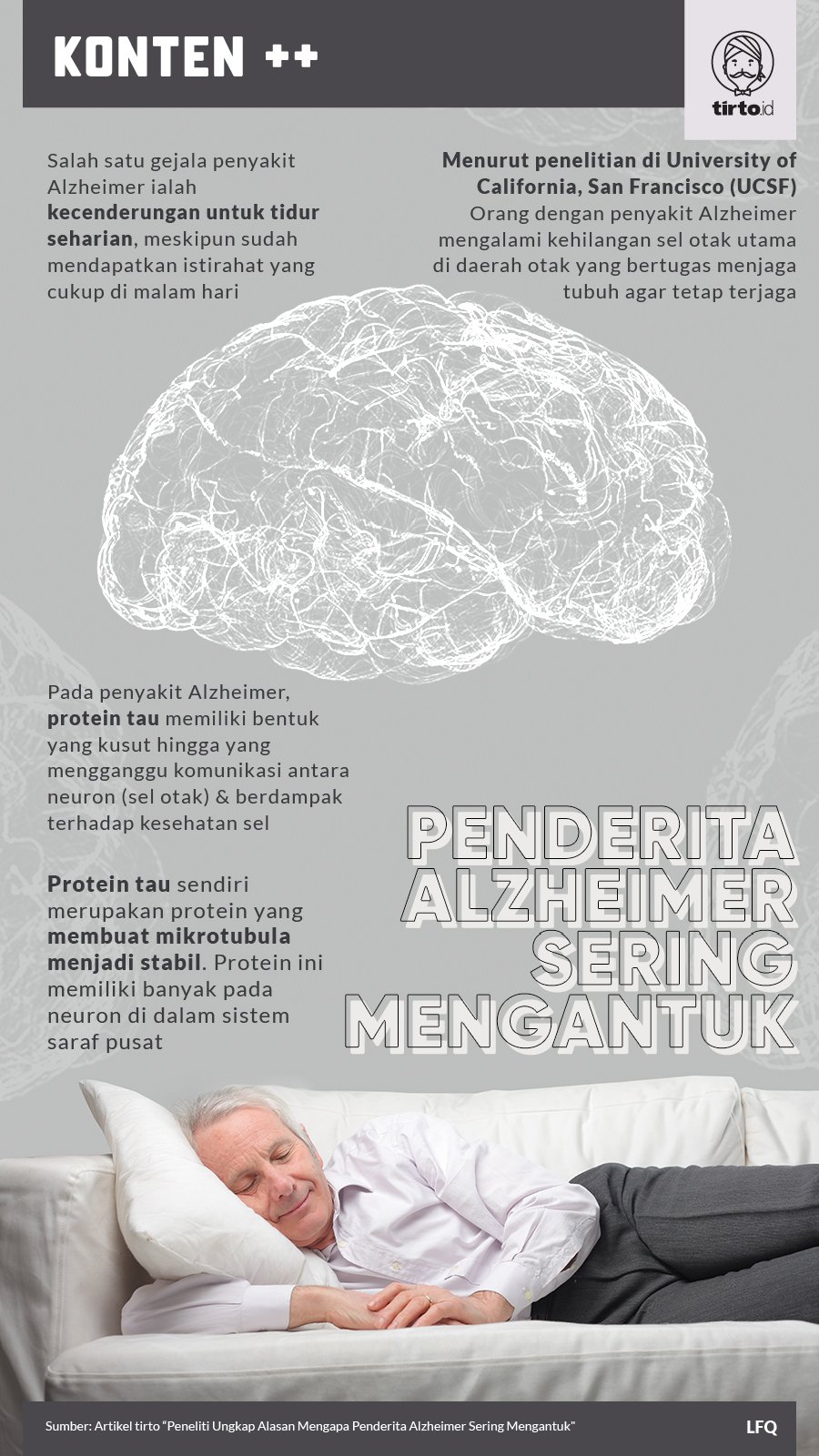 Infografik SC Penderita Alzheimer Sering Mengantuk