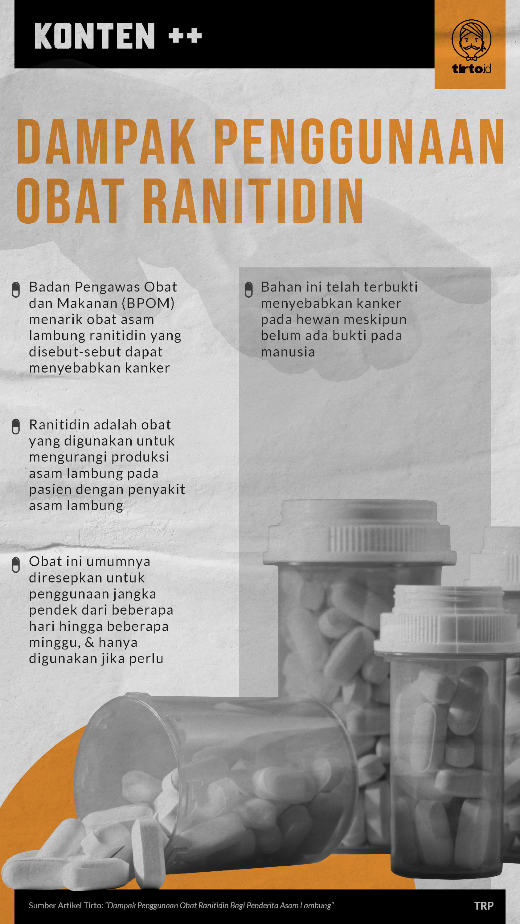Infografik SC Dampak Penggunaan Obat Ranitidin