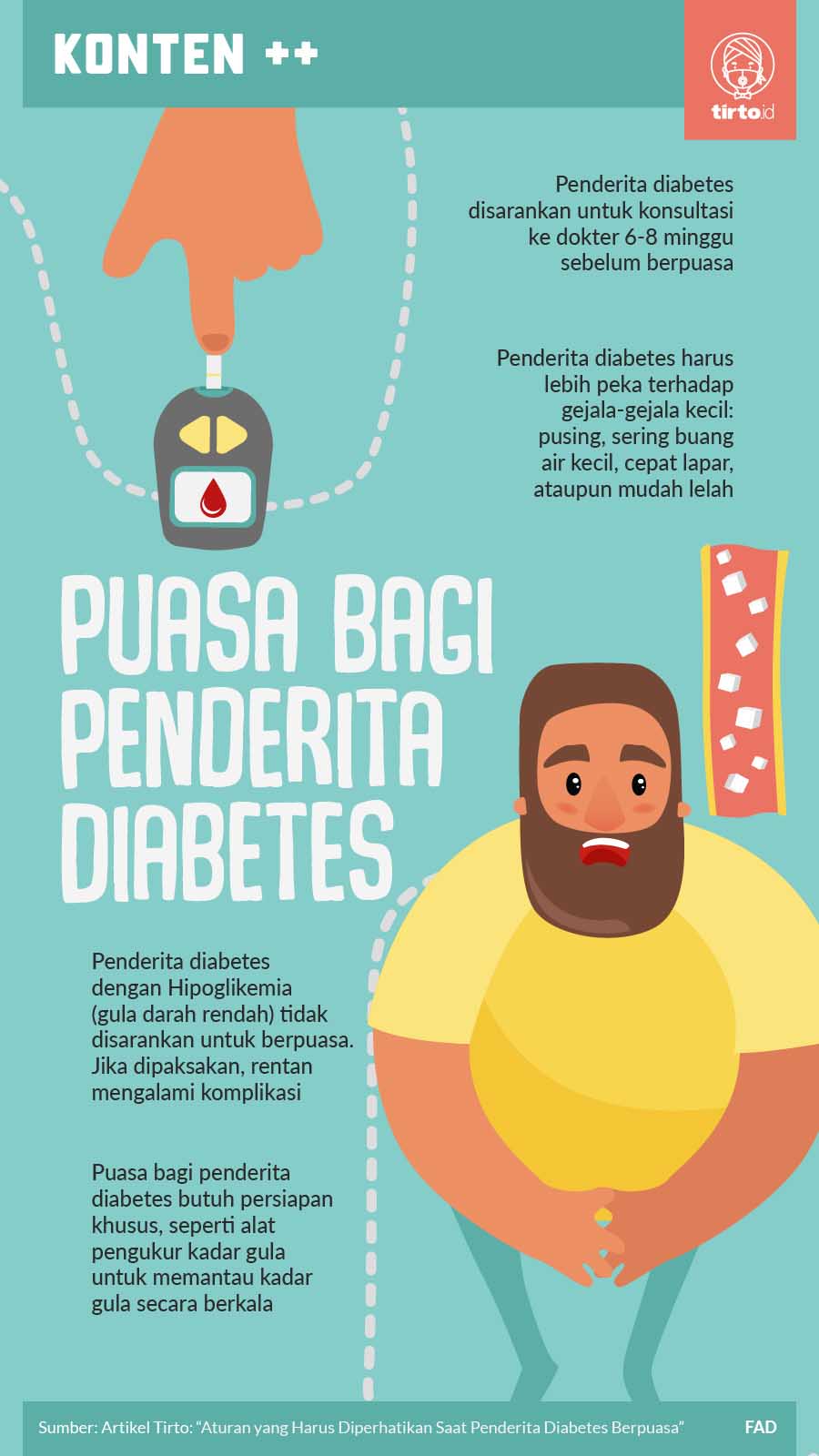 Infografik SC Puasa bagi Penderita Diabetes