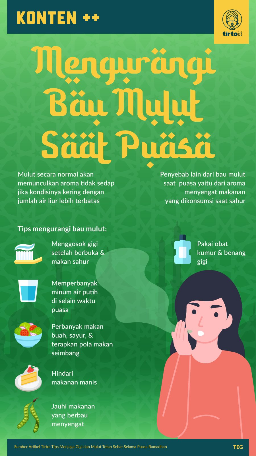 Tips Menjaga Gigi Dan Mulut Tetap Sehat Selama Puasa Ramadhan