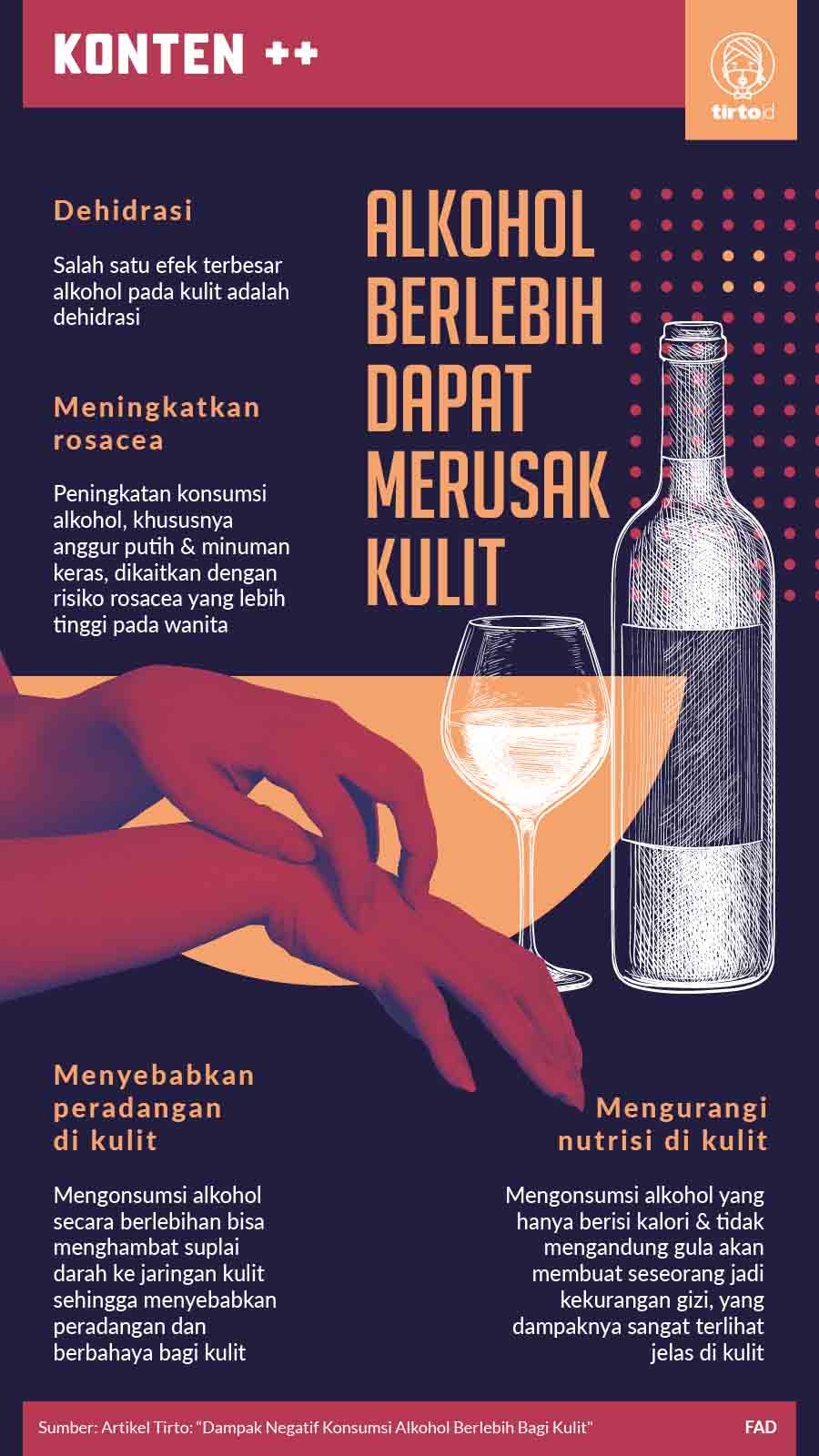 Infografik SC Alkohol Berlebih Dapat Merusak Kulit