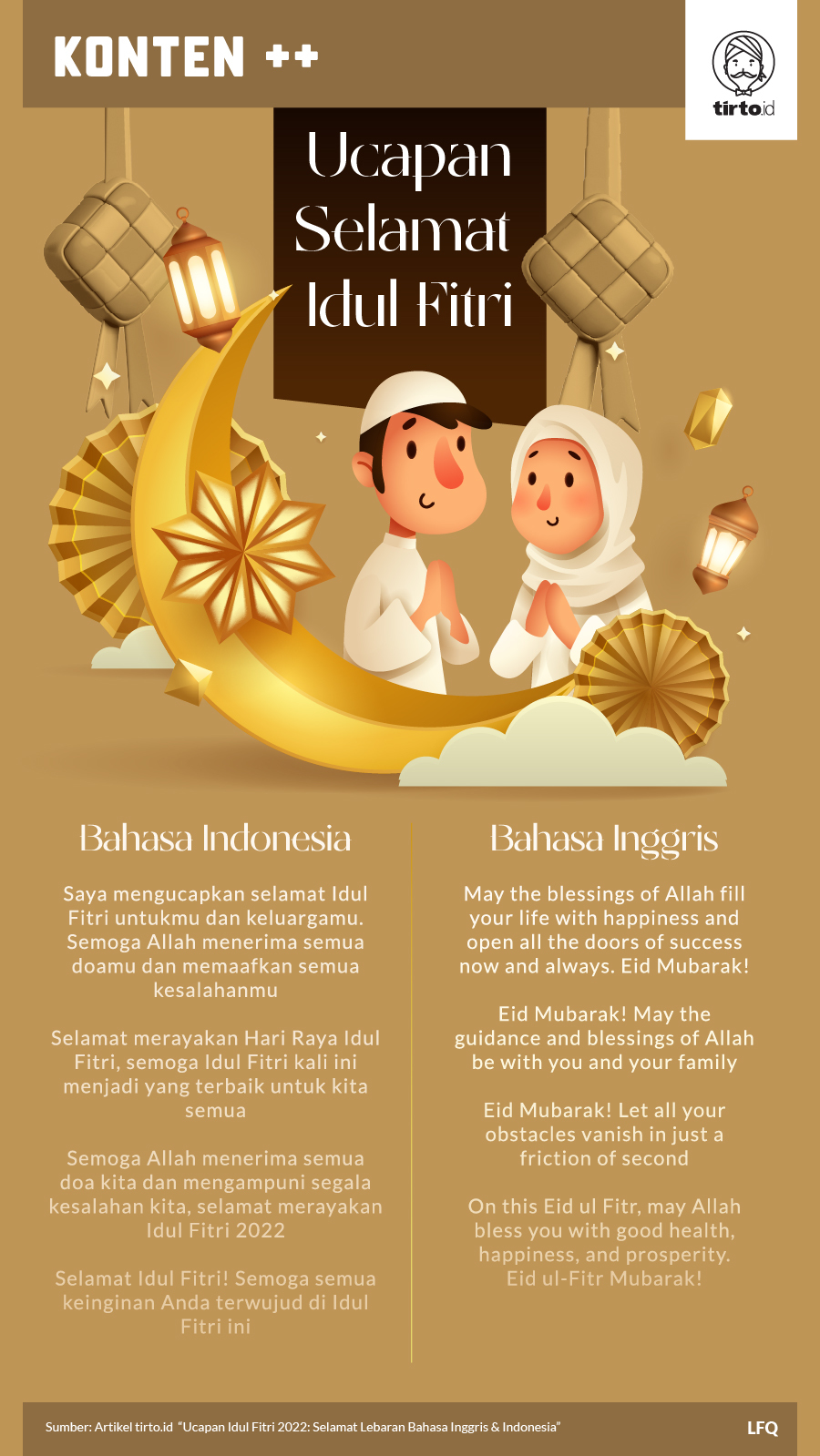 Infografik SC Ucapan Selamat Idul Fitri