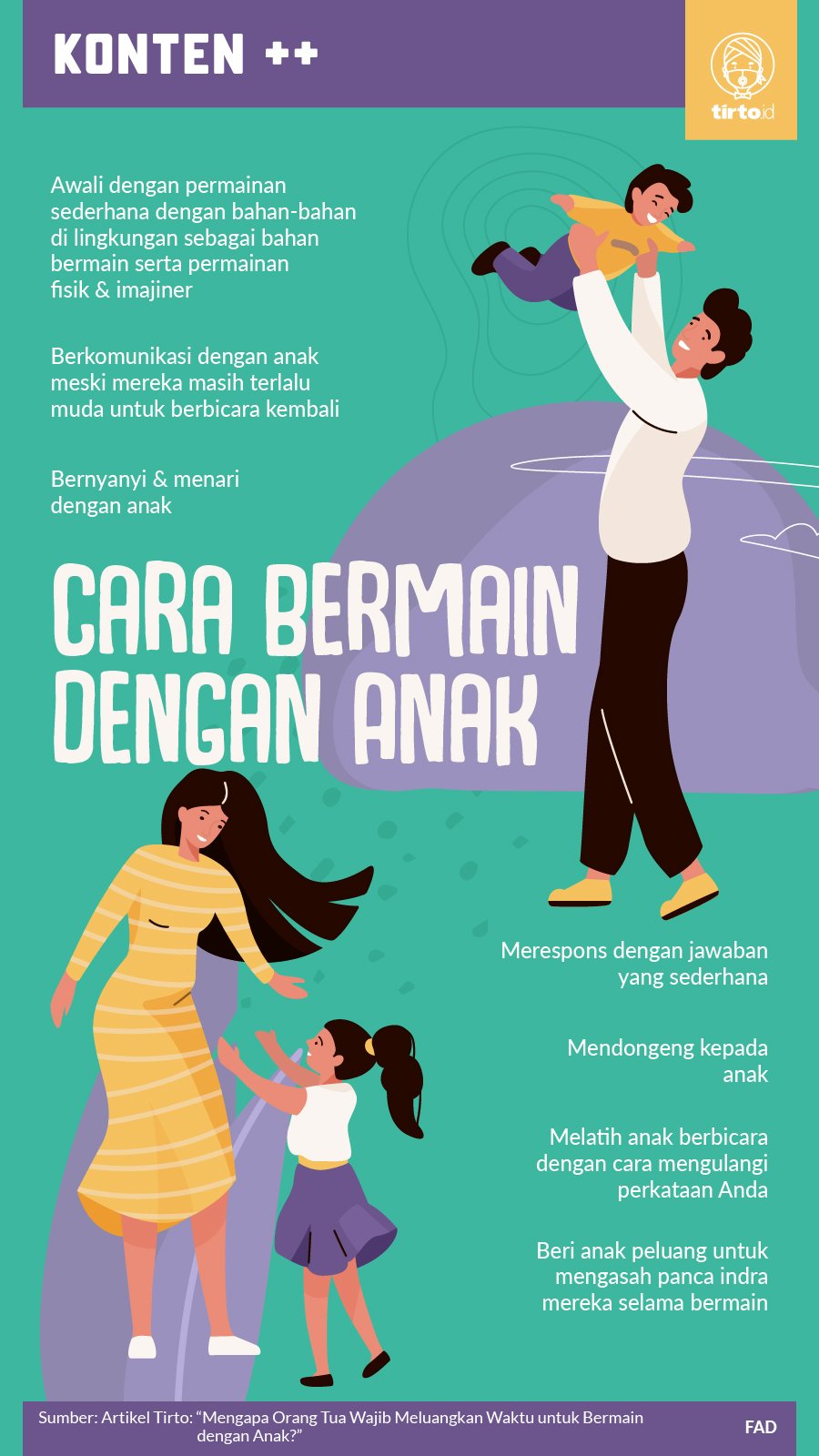 Infografik SC Cara Bermain dengan Anak