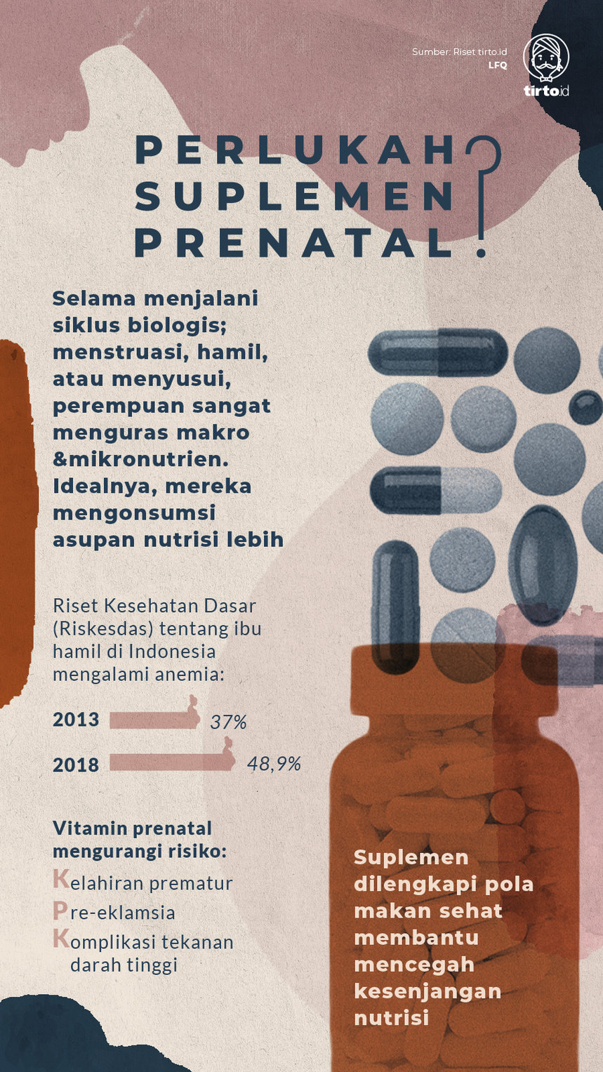 Infografik Suplemen Prenatal