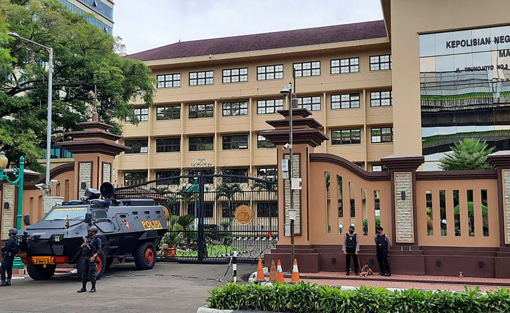 Pengamanan ketat di Mabes Polri