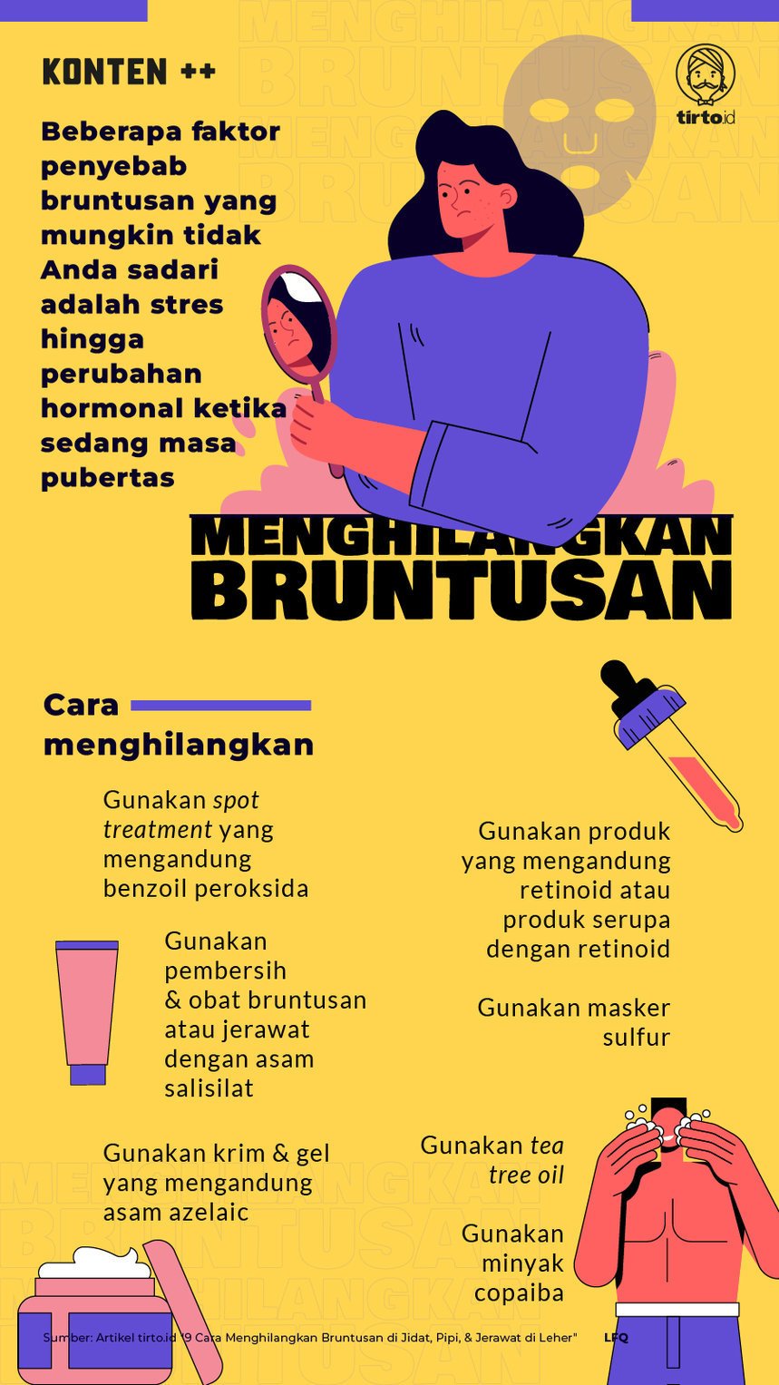 Infografik SC Menghilangkan Bruntusan