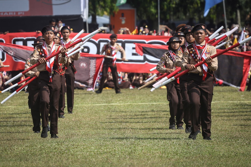 PEMBUKAAN JAMBORE NASIONAL GERAKAN PRAMUKA