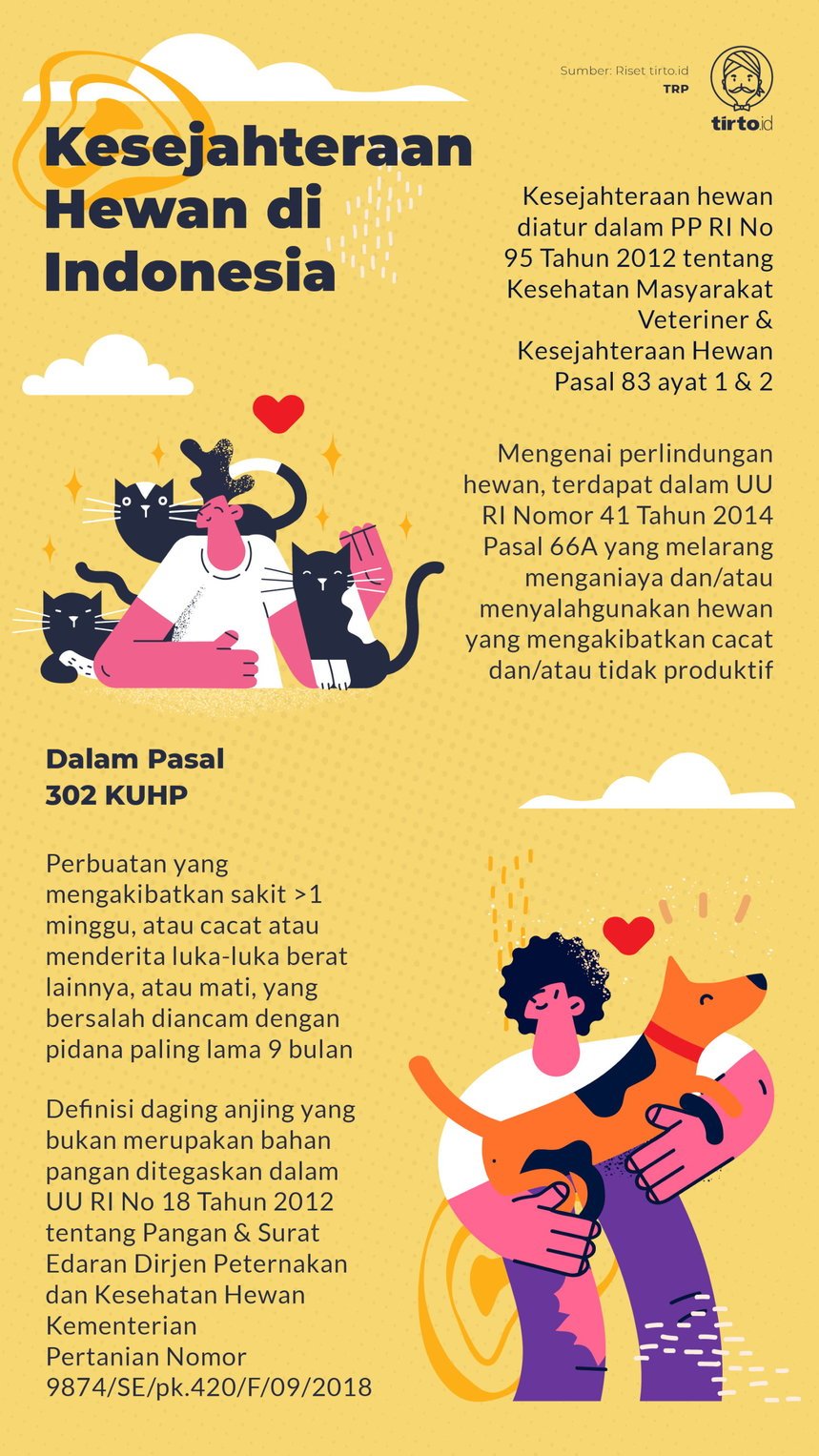 Infografik Kesejahteraan Hewan di Indonesia