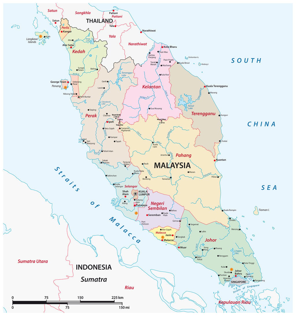  Ilustrasi Peta selat malaka