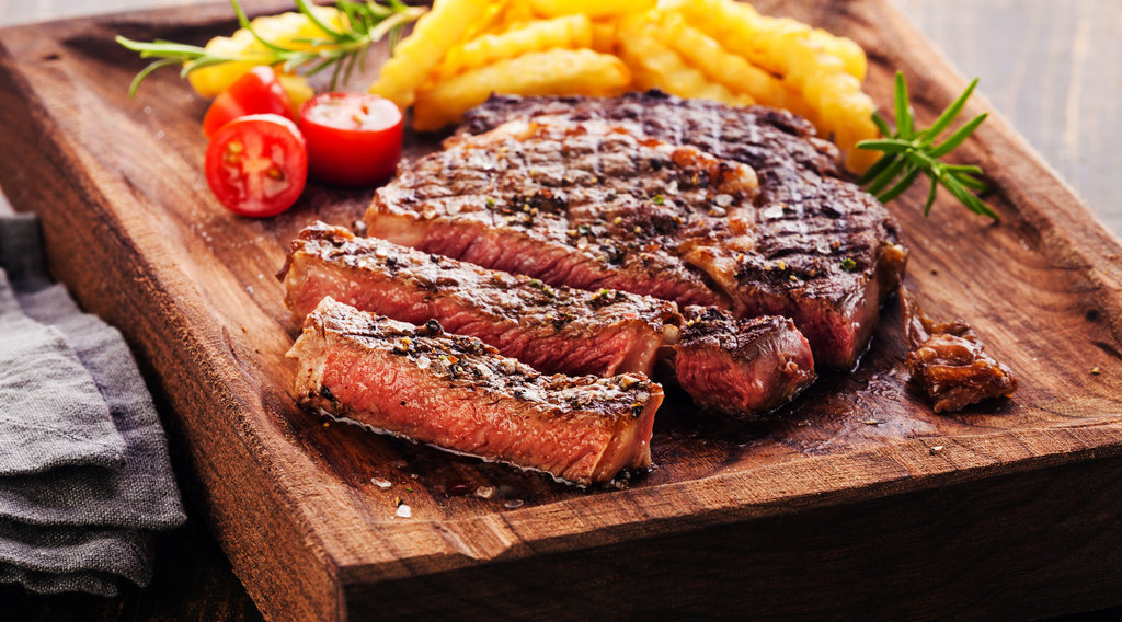 Ilustrasi steak daging