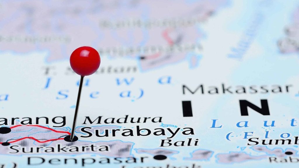 gambar peta kota surabaya