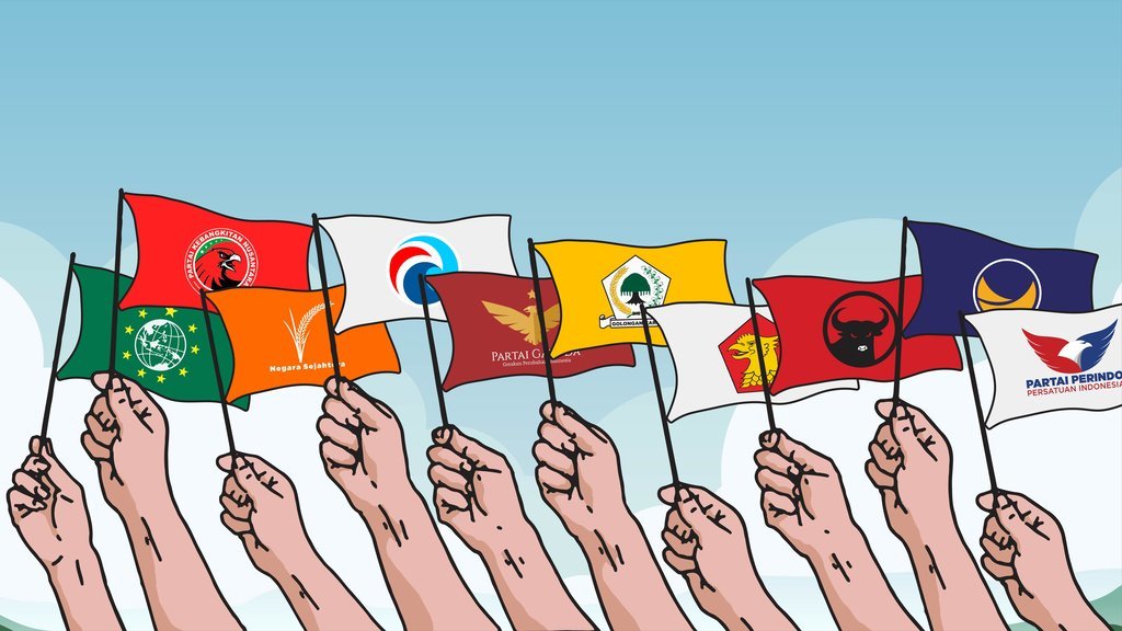 Ilustrasi Parpol Peserta Pemilu
