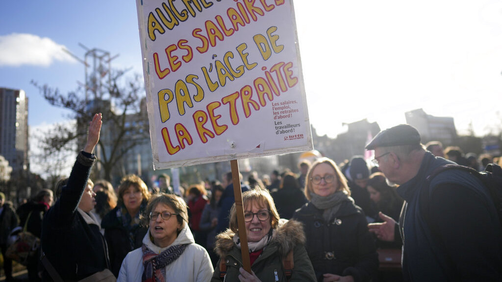 Demo Pensiun Perancis