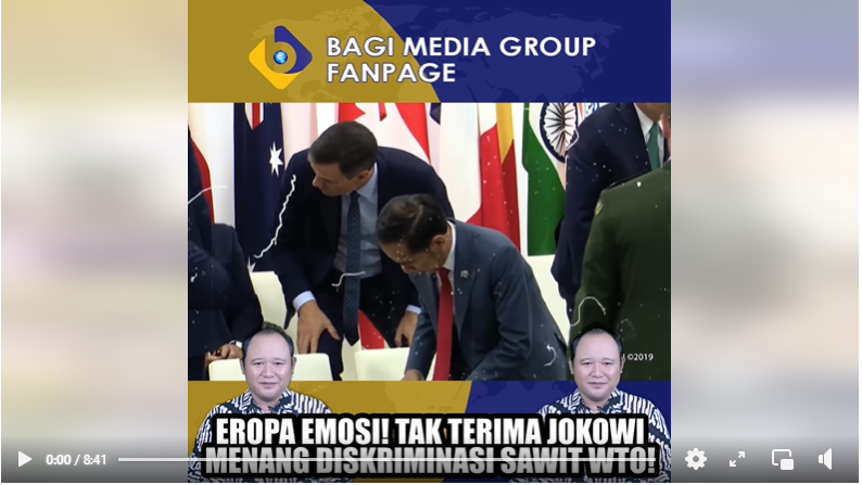 Periksa Fakta Eropa Emosi Jokowi Menang Diskriminasi Sawit