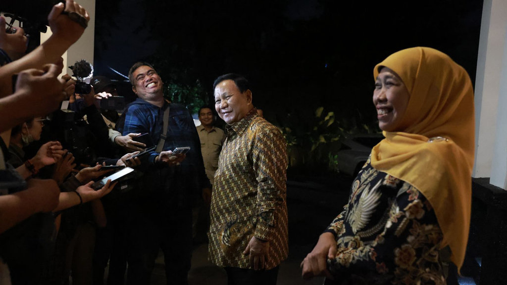 Prabowo bertemu Khofifah Indar Parawansa
