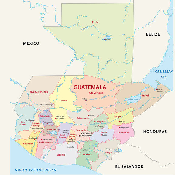 Peta Guatemala