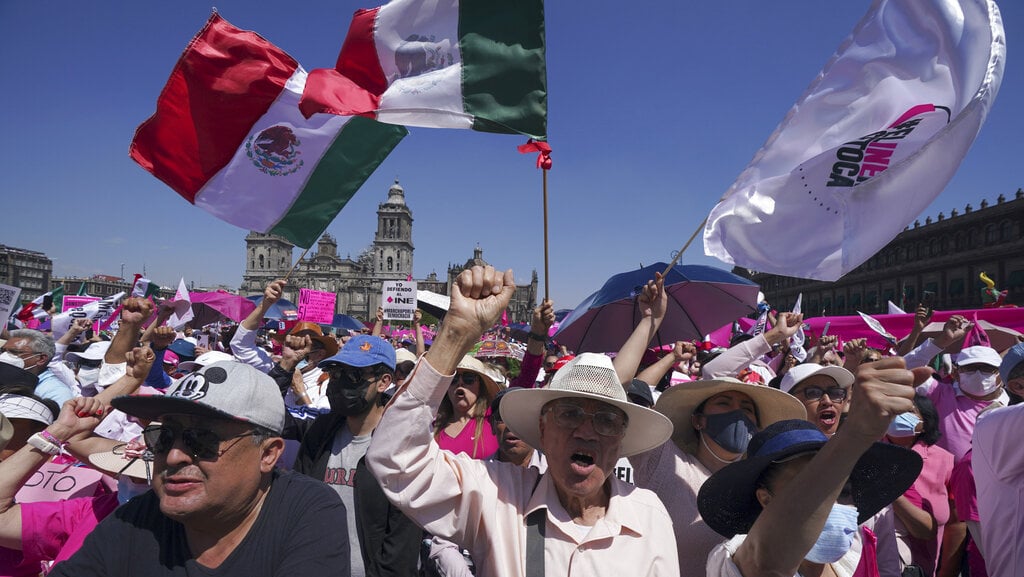 Protes Reformasi Pemilu Meksiko