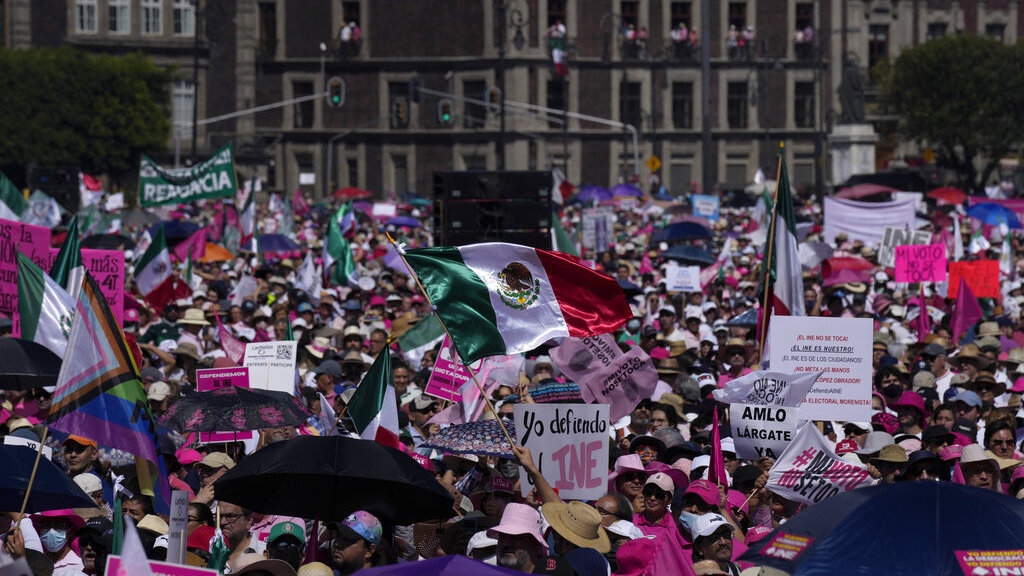 Protes Reformasi Pemilu Meksiko