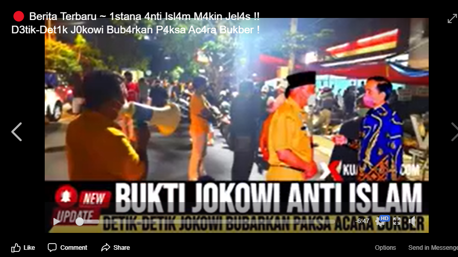 Foto Periksa Fakta Jokowi Anti Islam