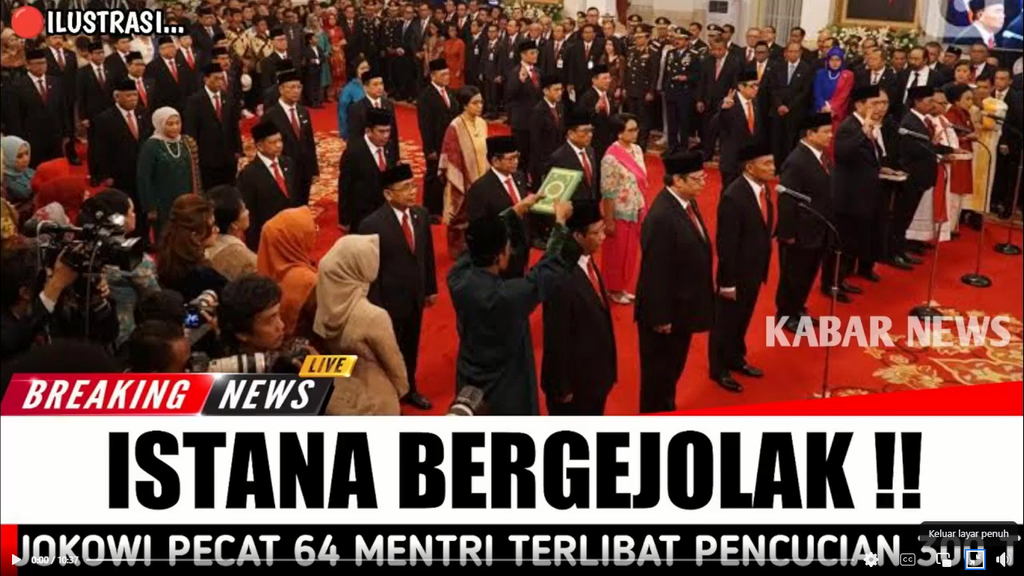 Foto Periksa Fakta Jokowi Menteri