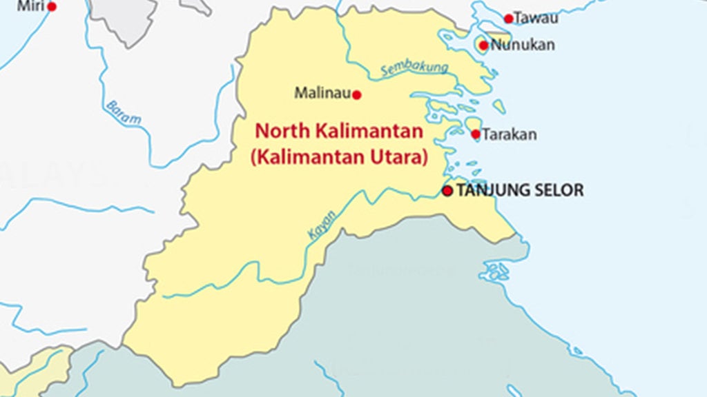 Peta Kalimantan Utara