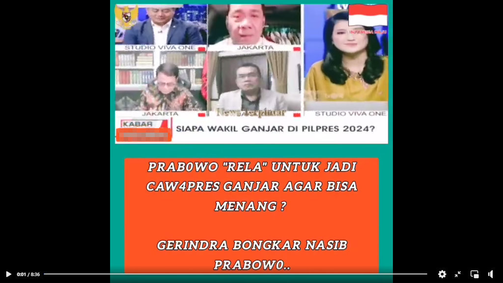 Periksa Fakta Prabowo Cawapres Ganjar