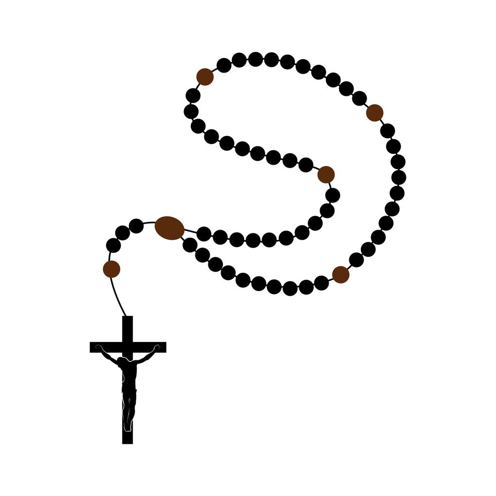 ilustrasi rosario katholik 