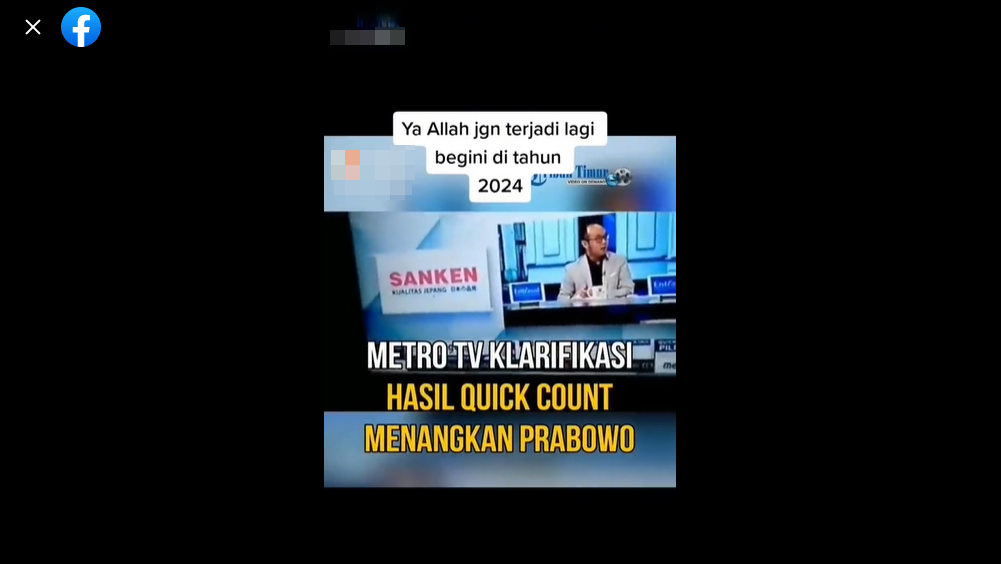 Foto Periksa Fakta Kecurangan Metro TV