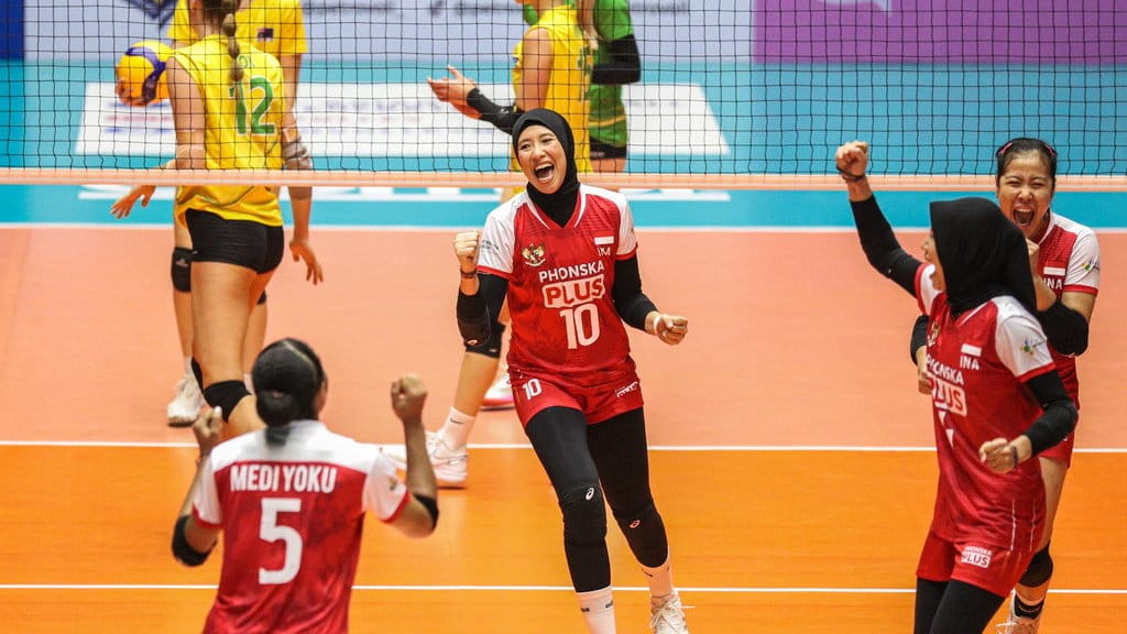 Timnas bola voli putri Indonesia kalahkan Australia