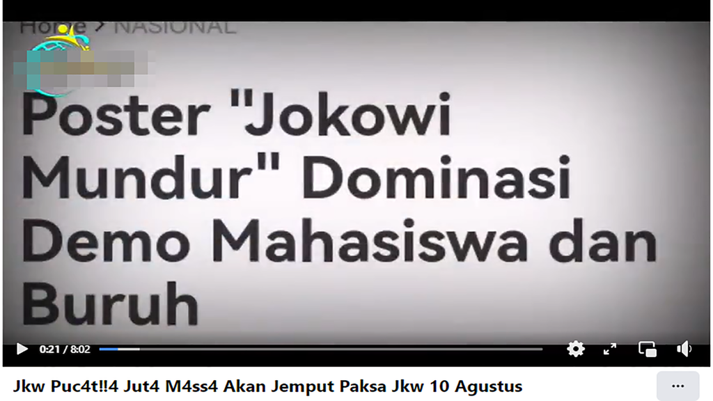 Periksa Fakta Jemput Paksa Jokowi