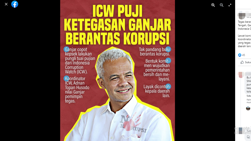 Foto Periksa Fakta Poster ICW