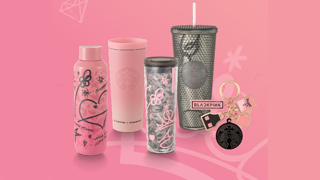 【１着でも送料無料】 BLACKPINK + Starbucks コラボリサタンブラー キッチン収納・ラック