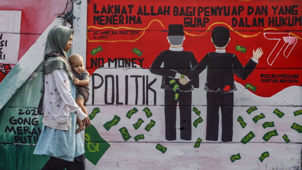 Mural bertemakan Pemilu
