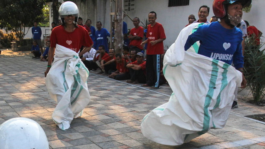 Penghuni Liponsoso meriahkan lomba HUT Kemerdekaan