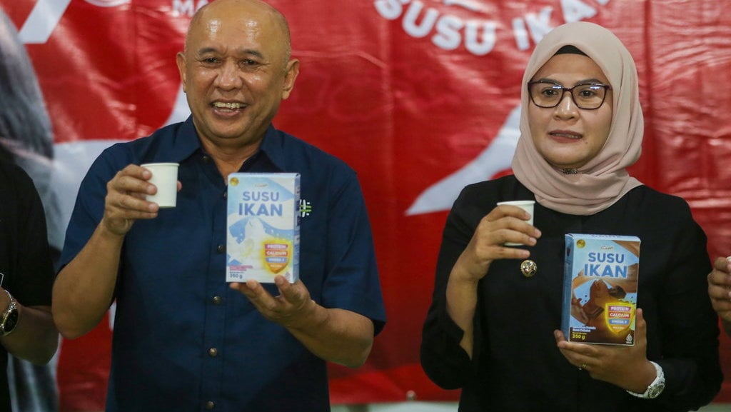 Peluncuran produk susu ikan