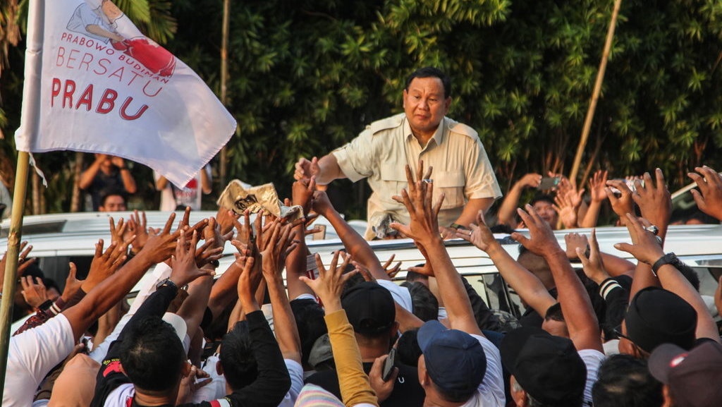 Prabowo hadiri deklarasi relawan PraBu di Semarang