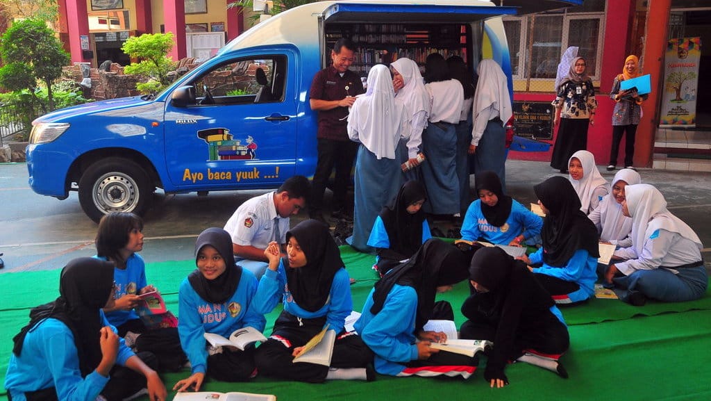 Gerakan gemar membaca buku di Kudus