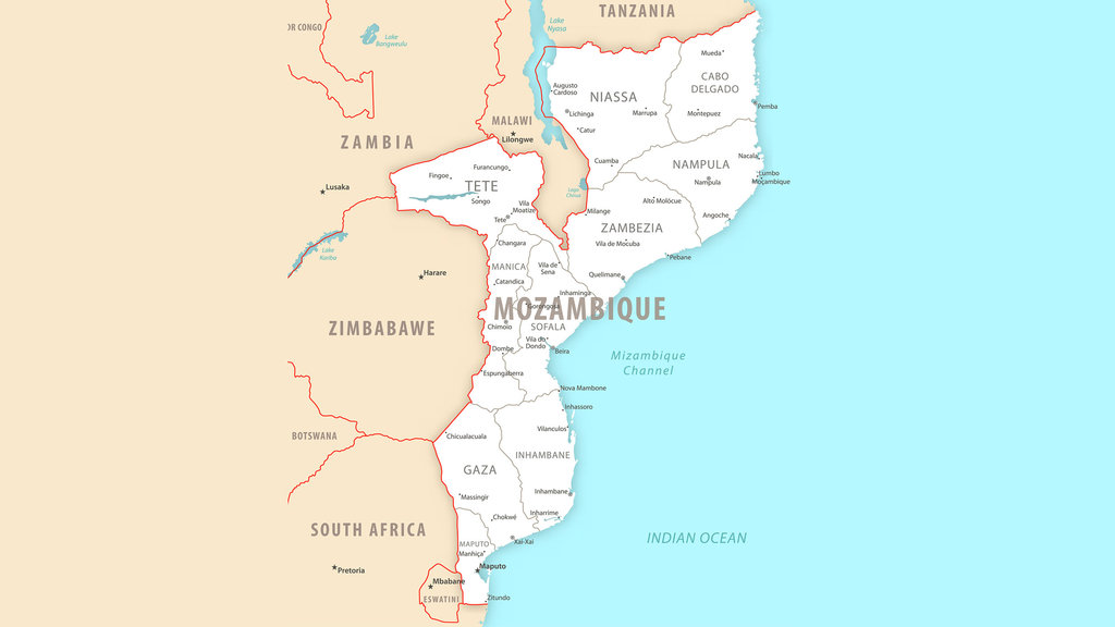 Peta Mozambik