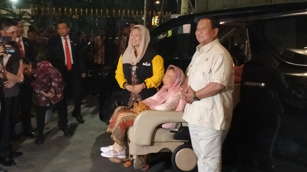 Yenny Wahid berkunjung ke Prabowo Subianto 