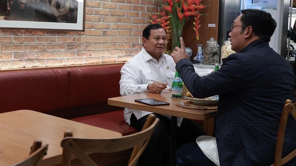 Pertemuan Prabowo dengan Ridwan Kamil